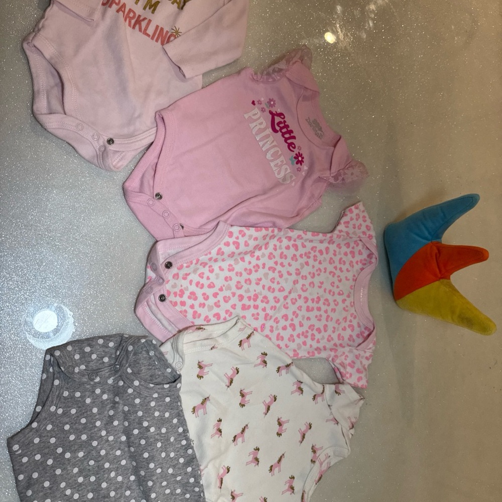 Pink and Gray Kids Pajama Set